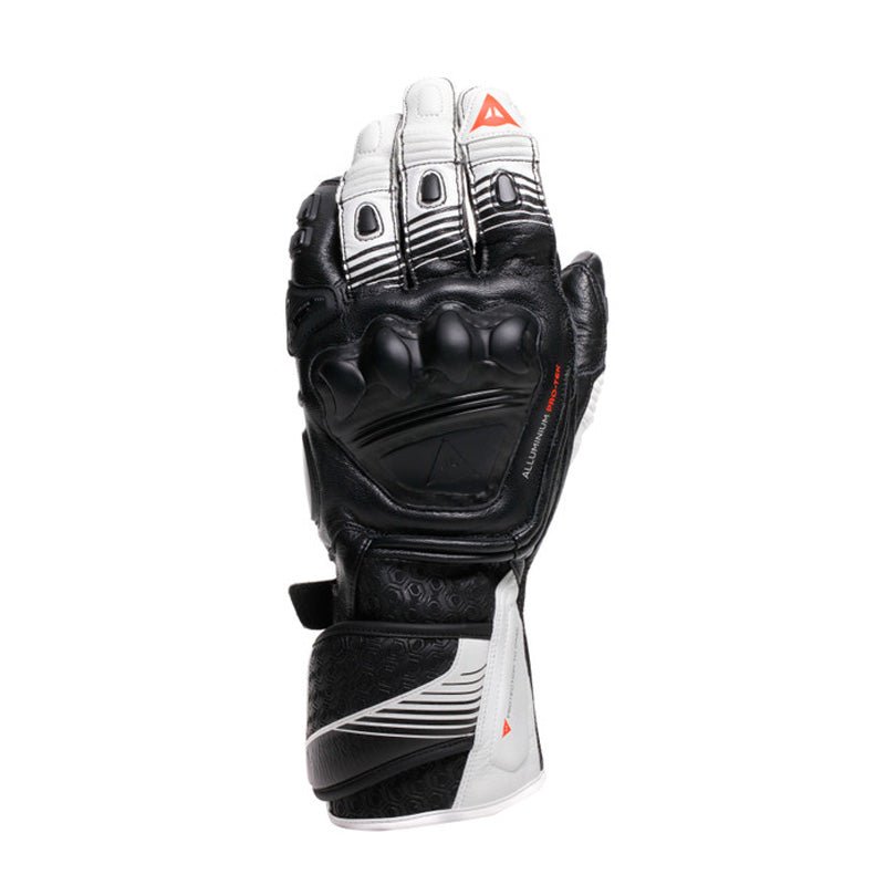Dainese Fiero Metal Gloves Black/White/Red Fluo XS - DRIVEN Canada's Powersports 805101988400818100025-N32-XS