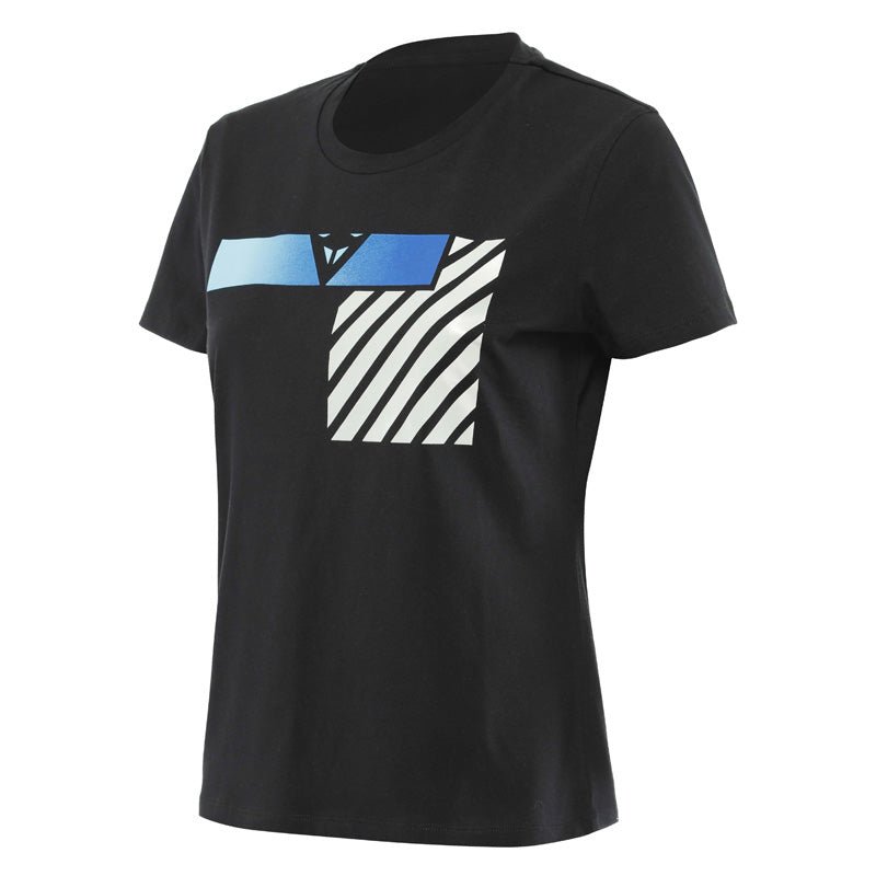 DAINESE ILLUSION LADY T - SHIRT BLACK/COOL GRAY/AQUA GREEN (2XL) - DRIVEN Canada's Powersports 80510193994652896861 - 40G - XS
