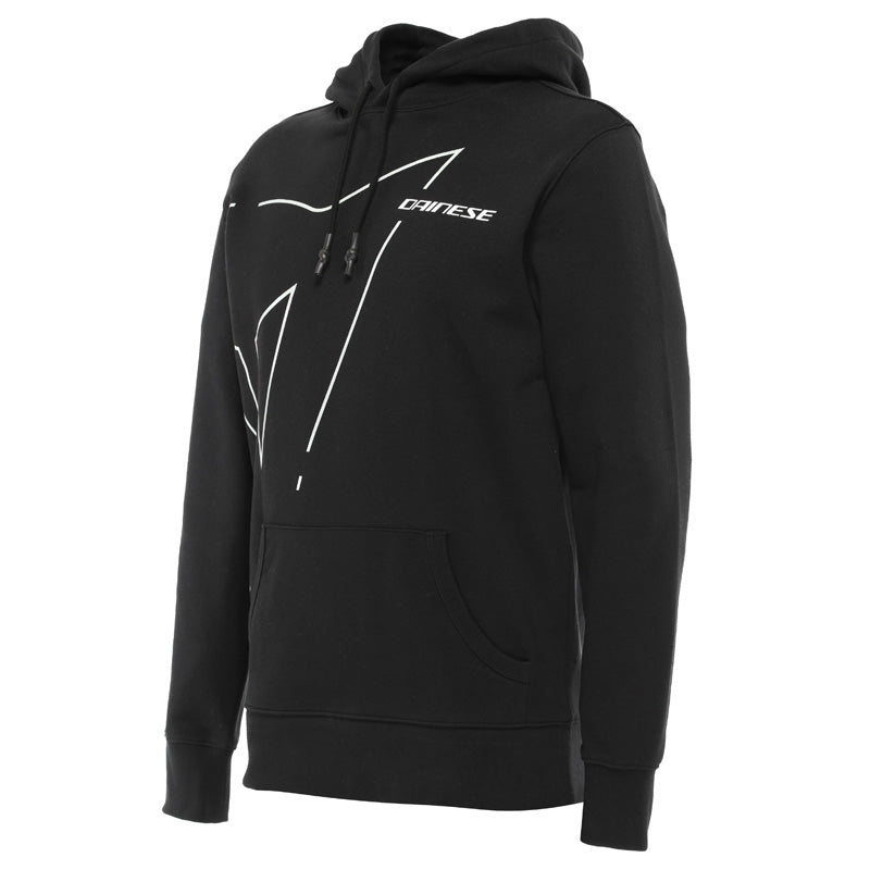 DAINESE OUTLINE HOODIE BLACK/GLACIER GRAY (XXL) - DRIVEN Canada's Powersports 80510193966621896858 - U87 - XS