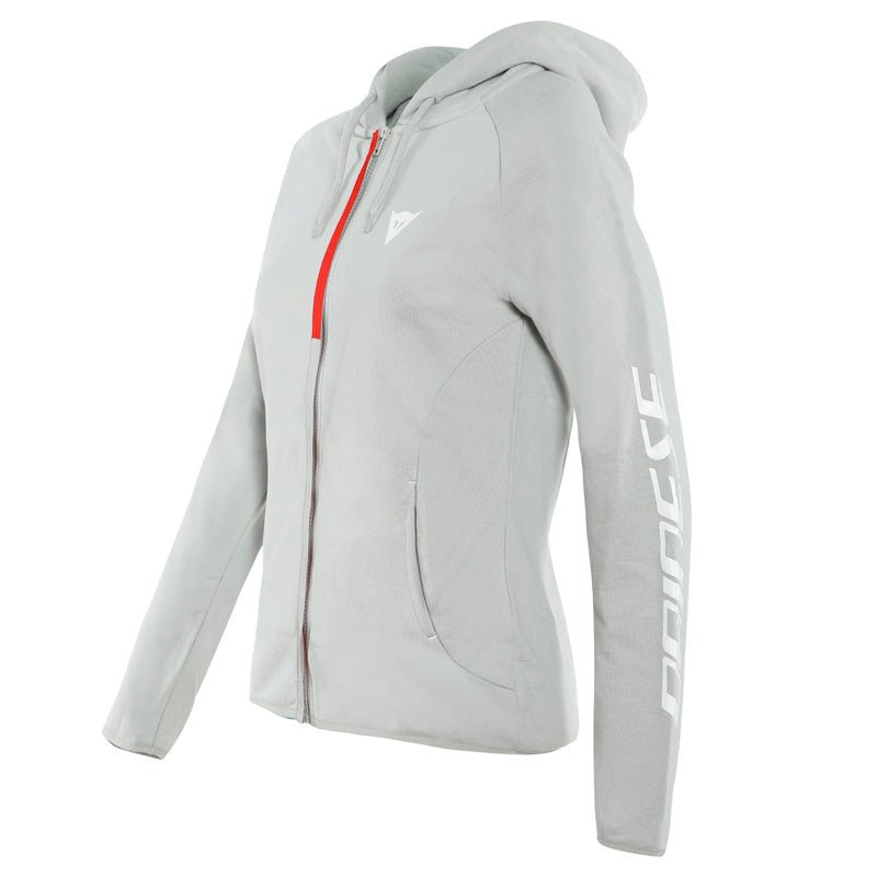 DAINESE PADDOCK LADY FULL ZIP HOODIE GLACIER - GRAY/WHITE (L) (2896849 - 73F - L) - DRIVEN Canada's Powersports 80510193293182896849 - 73F - L