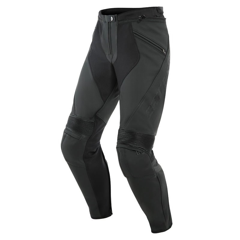 DAINESE PONY 3 PERF. LEATHER PANTS MATTE BLACK (60) - DRIVEN Canada's Powersports 80510191322771553712 - 076 - 54