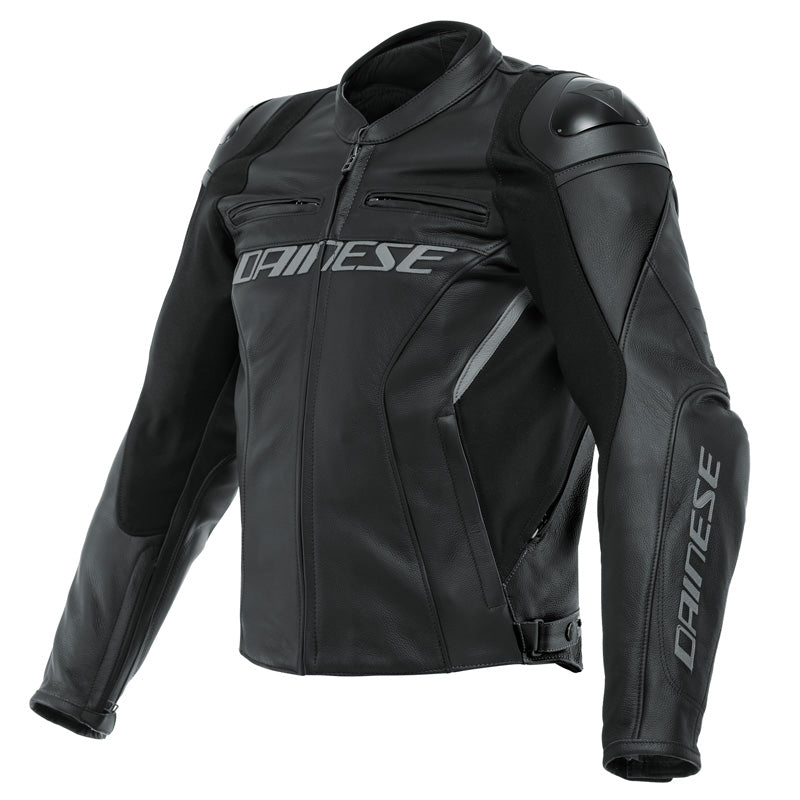 Dainese Racing 4 Leather Jacket Charcoal/Black (64) - DRIVEN Canada's Powersports 80510193024031533848-631-48