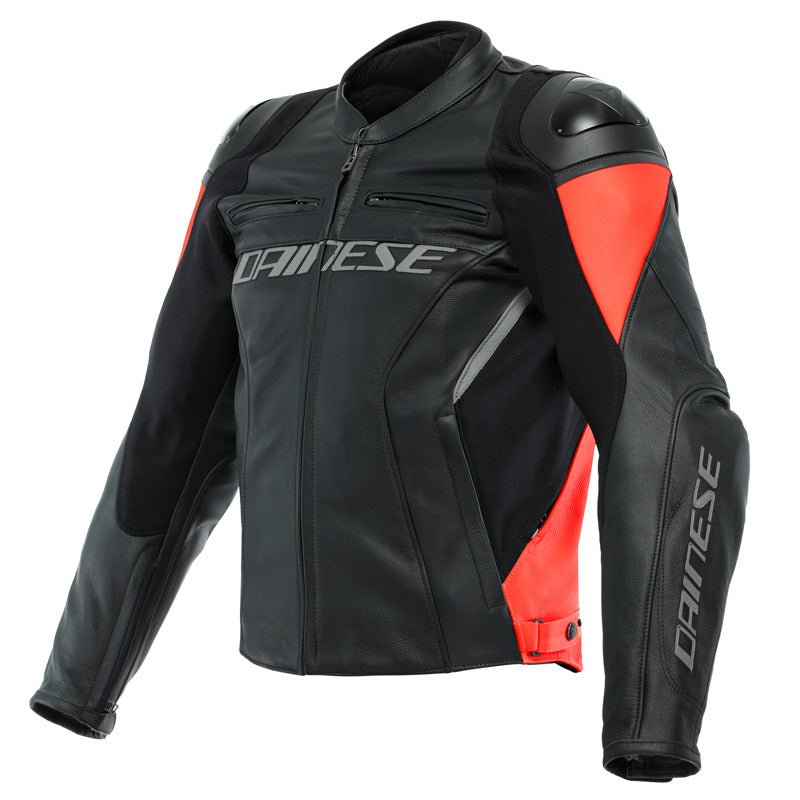 DAINESE RACING 4 LEATHER JACKET CHARCOAL/BLACK (64) - DRIVEN Canada's Powersports 80510193025571533848 - 628 - 56
