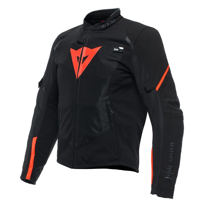 DAINESE SMART JACKET SPORT BLACK/FLUO - RED (64) - DRIVEN Canada's Powersports 80510194436181D20040 - 628 - 46