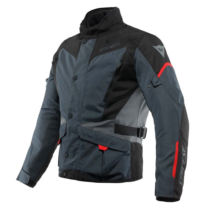 DAINESE TEMPEST 3 D - DRY JACKET EBONY/BLACK/LAVA - RED (64) - DRIVEN Canada's Powersports 80510194051421654642 - 80E - 64