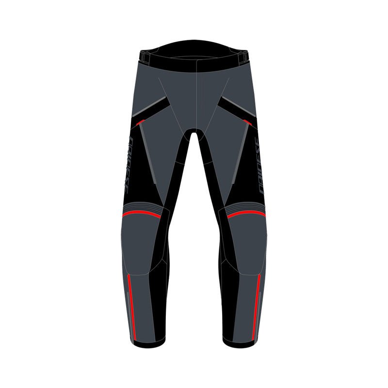DAINESE TEMPEST 3 D - DRY LADY PANTS EBONY/BLACK/LAVA - RED (54) - DRIVEN Canada's Powersports 80510194058452674591 - 80E - 42