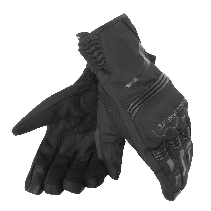 DAINESE TEMPEST UNISEX D - DRY SHORT GLOVES BLACK/RED (3XS) - DRIVEN Canada's Powersports 80526441635681815872 - R08 - L