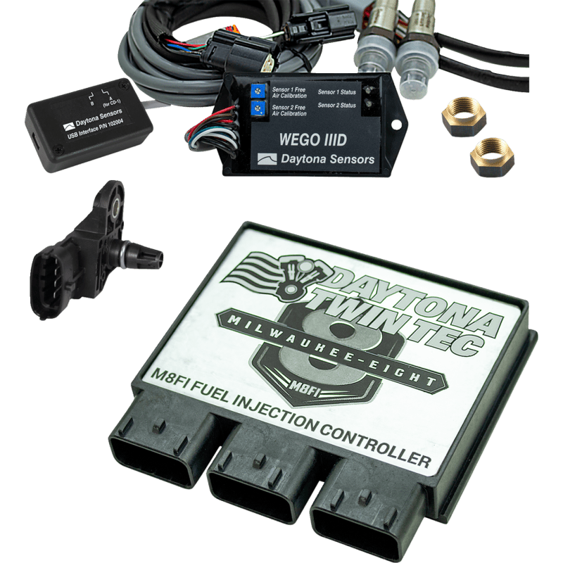 DAYTONA TWIN TEC LLC ECM M8FI KIT 18 - 20 SOFTAIL 2.5 TBAR (17812) - DRIVEN Canada's Powersports 17812
