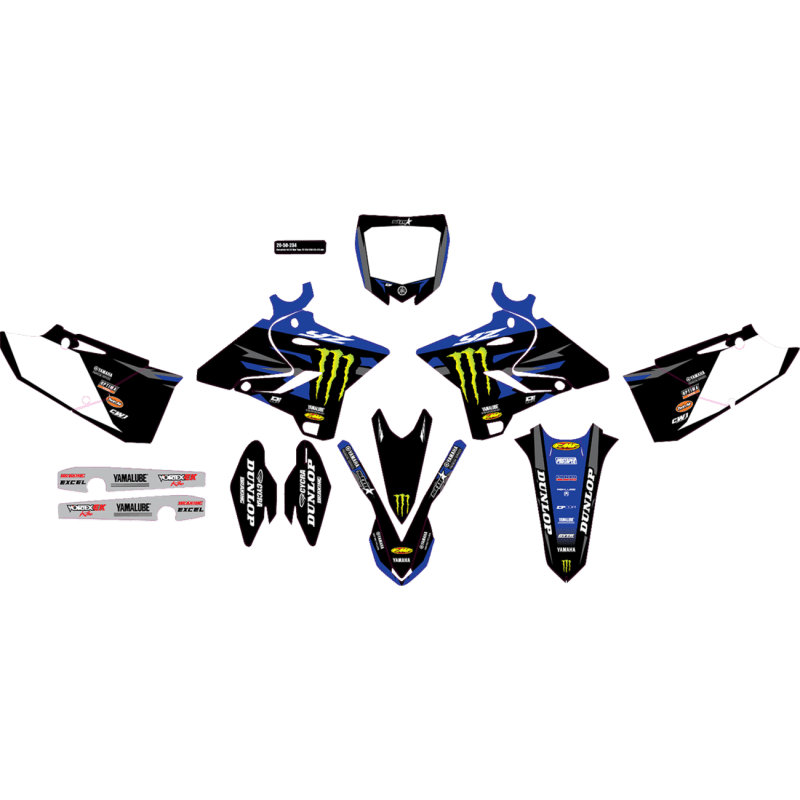 D'COR VISUALS CMPLT KIT 23.5/24 MONSTER STAR YAM YZ 125/250 (15 - 21) BG - DRIVEN Canada's Powersports 20 - 50 - 234