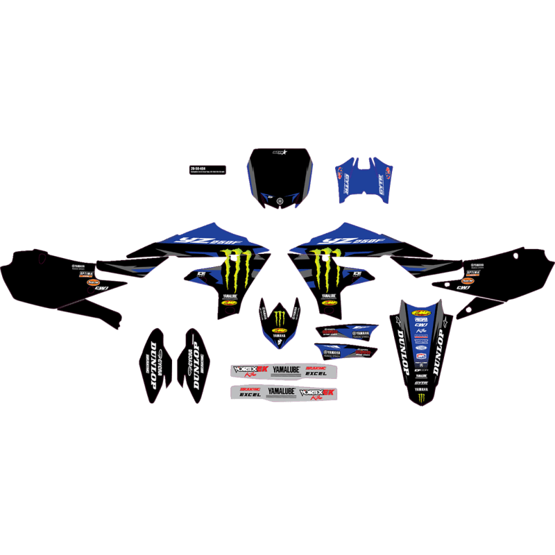 D'COR VISUALS CMPLT KIT 23.5/24 MONSTER STAR YAM YZ 250F (20 - 50 - 404) - DRIVEN Canada's Powersports 20 - 50 - 404