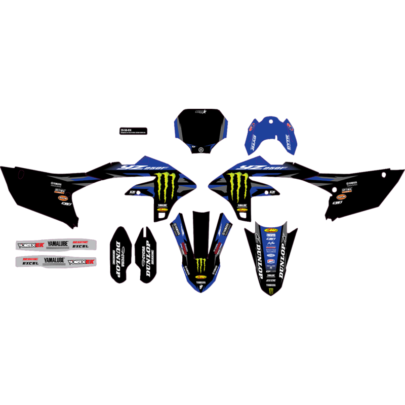 D'COR VISUALS CMPLT KIT 23.5/24 MONSTER STAR YAM YZF 250 (24) BG - DRIVEN Canada's Powersports 20 - 50 - 414
