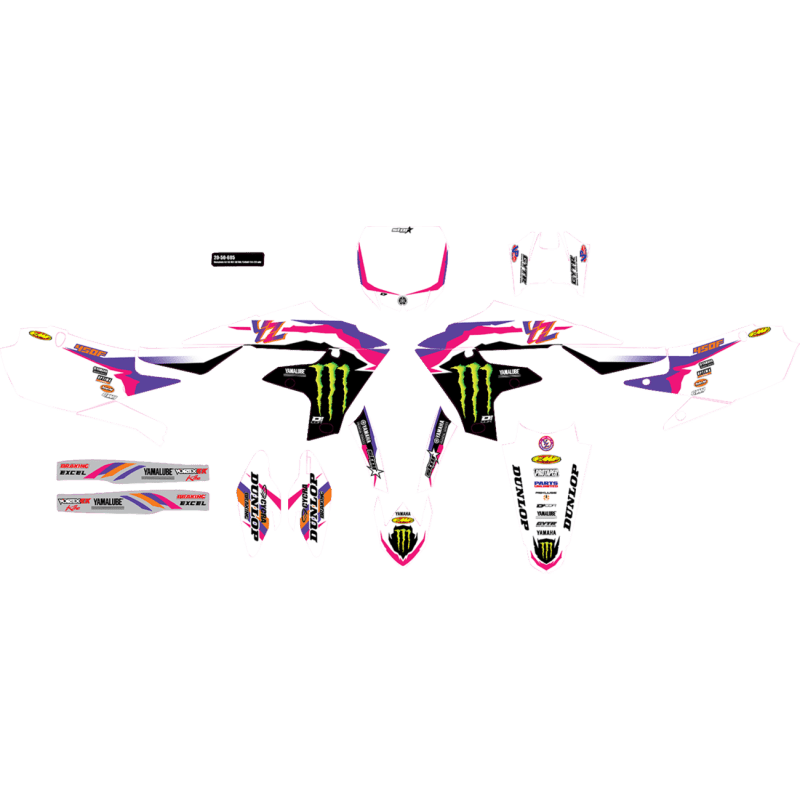 D'COR VISUALS CMPLT KIT 93 MEY RETRO STAR YZ 450 (18 - 22) BG - DRIVEN Canada's Powersports 20 - 50 - 605