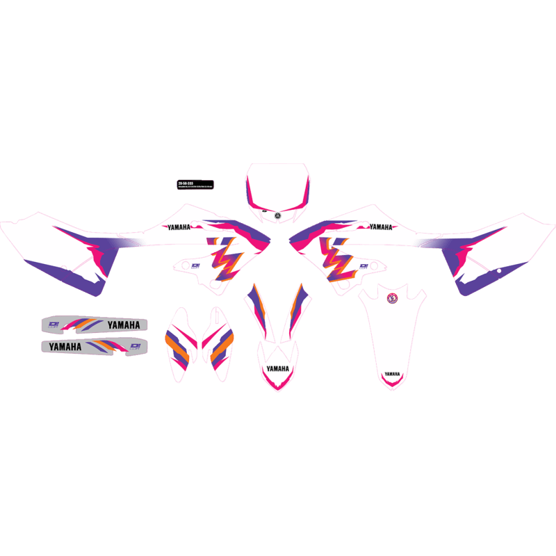 D'COR VISUALS CMPLT KIT 93 YZ RETRO YZ 125/250 (22 - 24) BG - DRIVEN Canada's Powersports 20 - 50 - 333