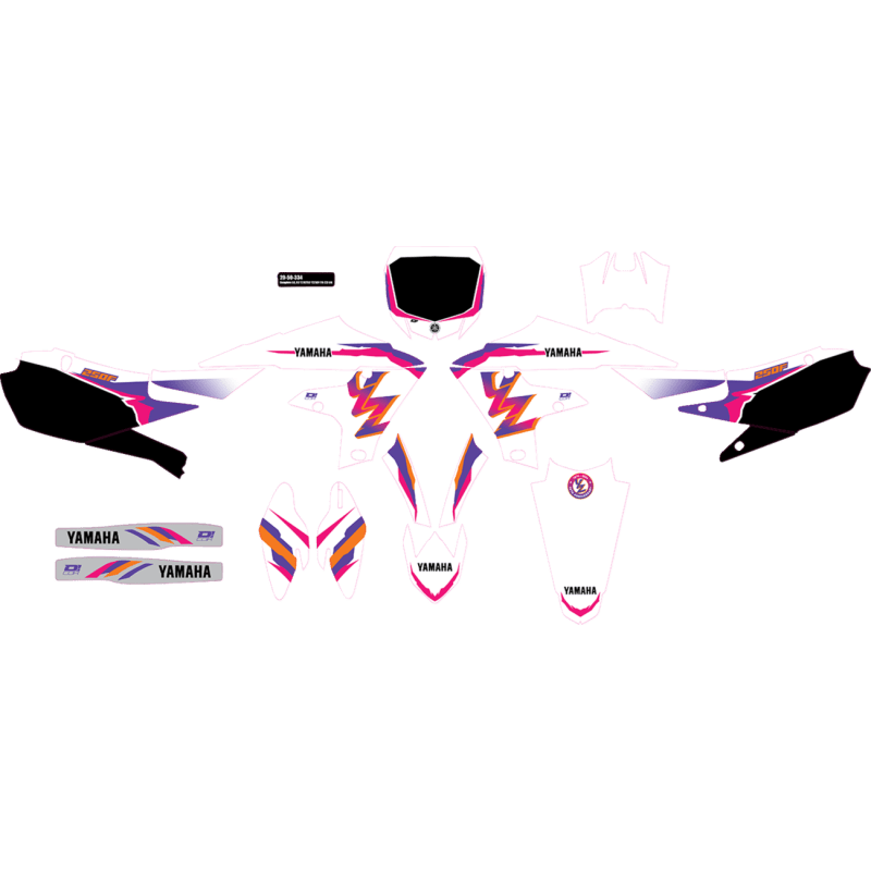D'COR VISUALS CMPLT KIT 93 YZ RETRO YZF 250 (19 - 23) BG - DRIVEN Canada's Powersports 20 - 50 - 334