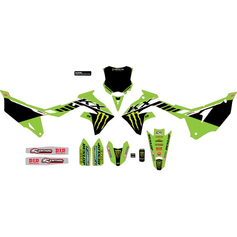 D'COR VISUALS COMPLETE KIT 24 MEK KX 250F (21 - 24) BG - DRIVEN Canada's Powersports 20 - 20 - 664