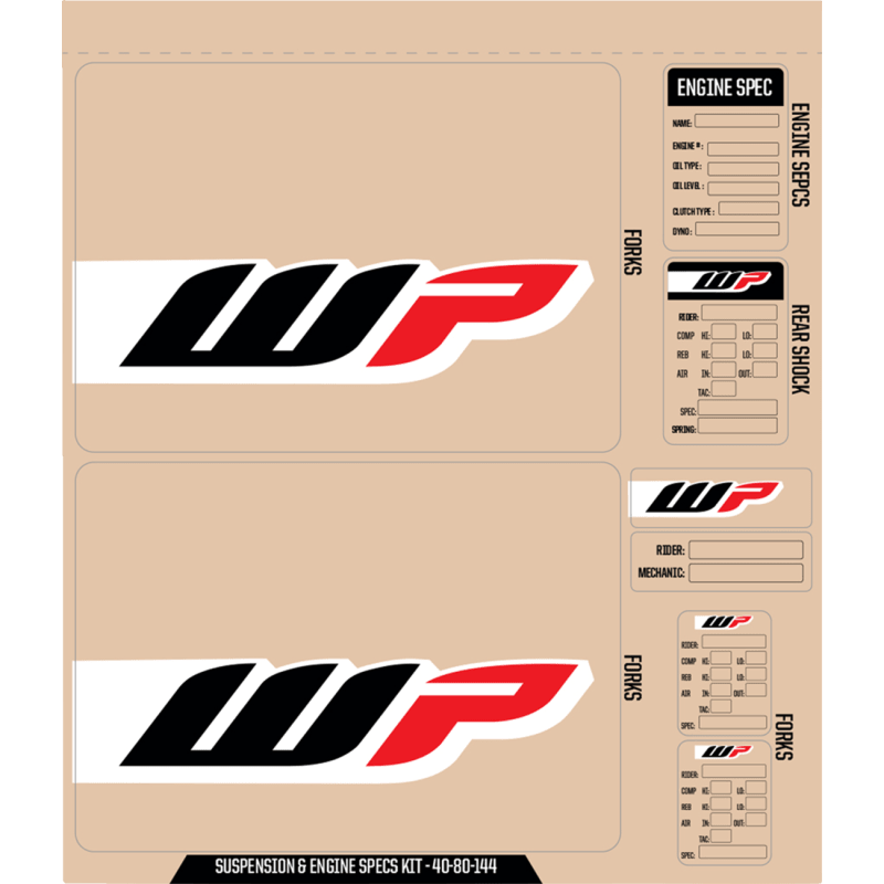 D'COR VISUALS DCOR WP DECAL KIT Black Front - Driven Powersports