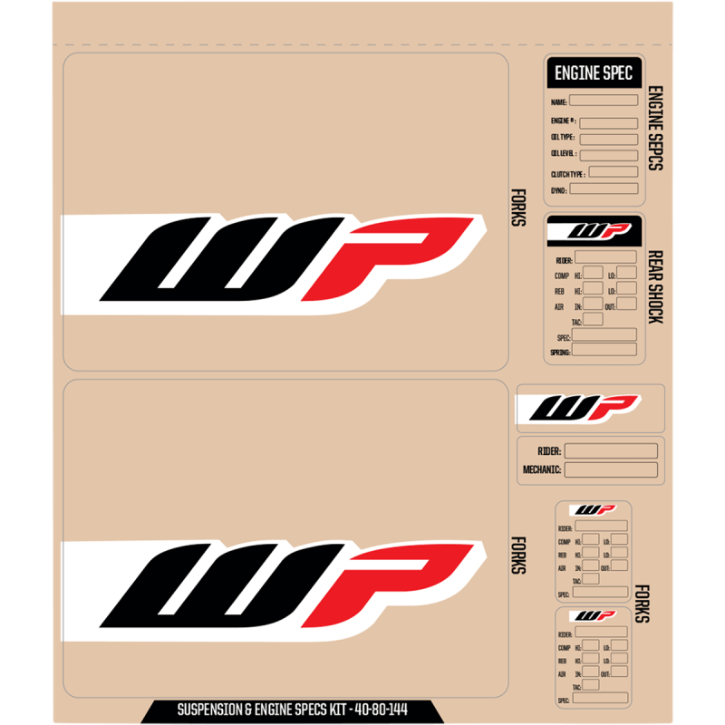 D'COR VISUALS DCOR WP DECAL KIT Black Front - Driven Powersports