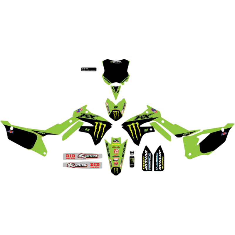 D'COR VISUALS GRAPHIC KIT 21 MEK KAW (20 - 20 - 651) - DRIVEN Canada's Powersports 20 - 20 - 651