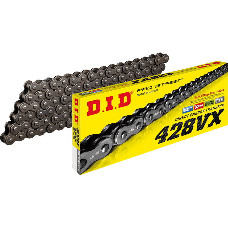 DID 428VX CHAIN 120L (STEEL) (428VXX120FB) - DRIVEN Canada's Powersports 4525516355254428VXX120FB