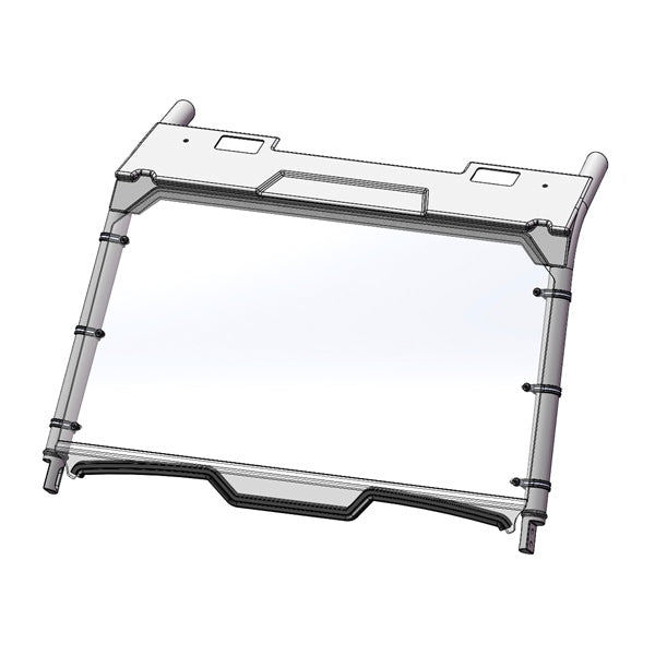 DIRECTION2 WINDSHIELD FULL GP POL (RZRXP19WS1104GP) - DRIVEN Canada's Powersports 9999999988RZRXP19WS1104GP