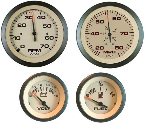 DOMETIC TELEFLEX SAHARA SERIES 4 GAUGE SET (65481P) - DRIVEN Canada's Powersports 73195741666765481P