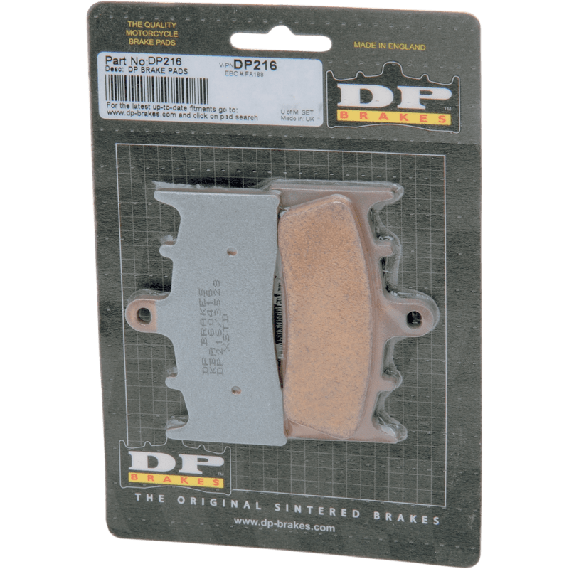 DP BRAKES DP216 STANDARD COMPOUND BRAKE PAD SET - DRIVEN Canada's Powersports 5060637510353DP216