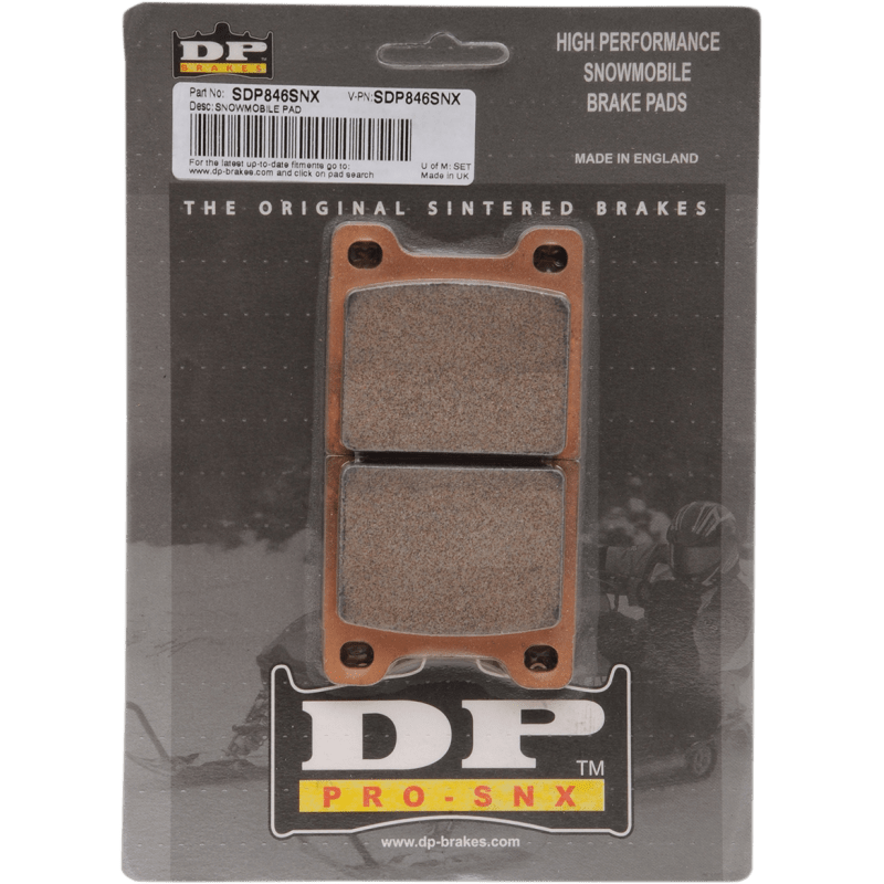 DP BRAKES SDP846SNX SNOW HH COMPOUND BRAKE PAD SET - DRIVEN Canada's Powersports 5060637513712SDP846SNX