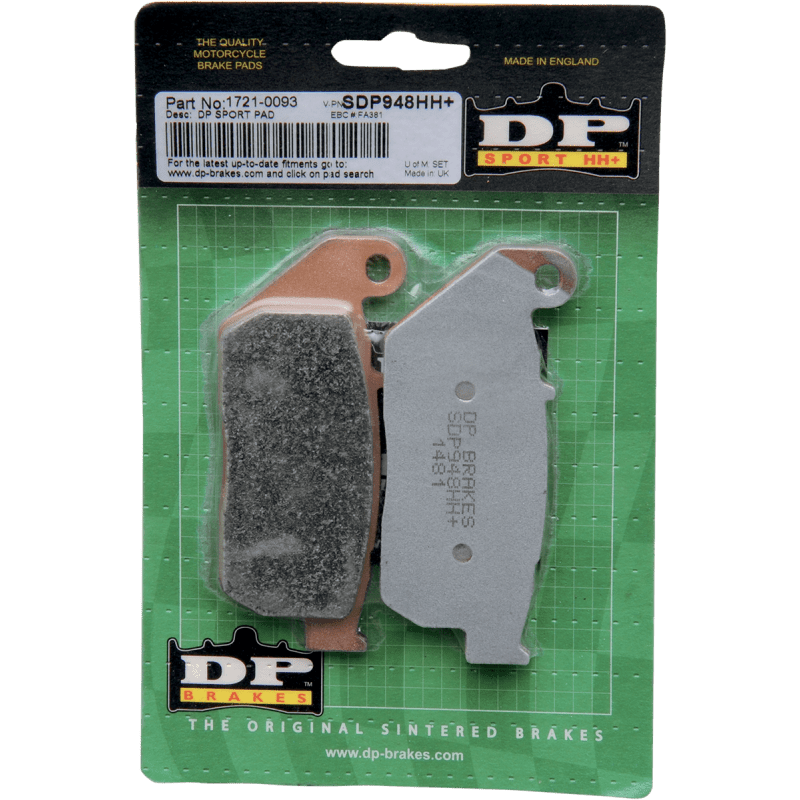 DP BRAKES SDP948HH SPORT HH COMPOUND BRAKE PAD SET - DRIVEN Canada's Powersports 5060637512852SDP948HH