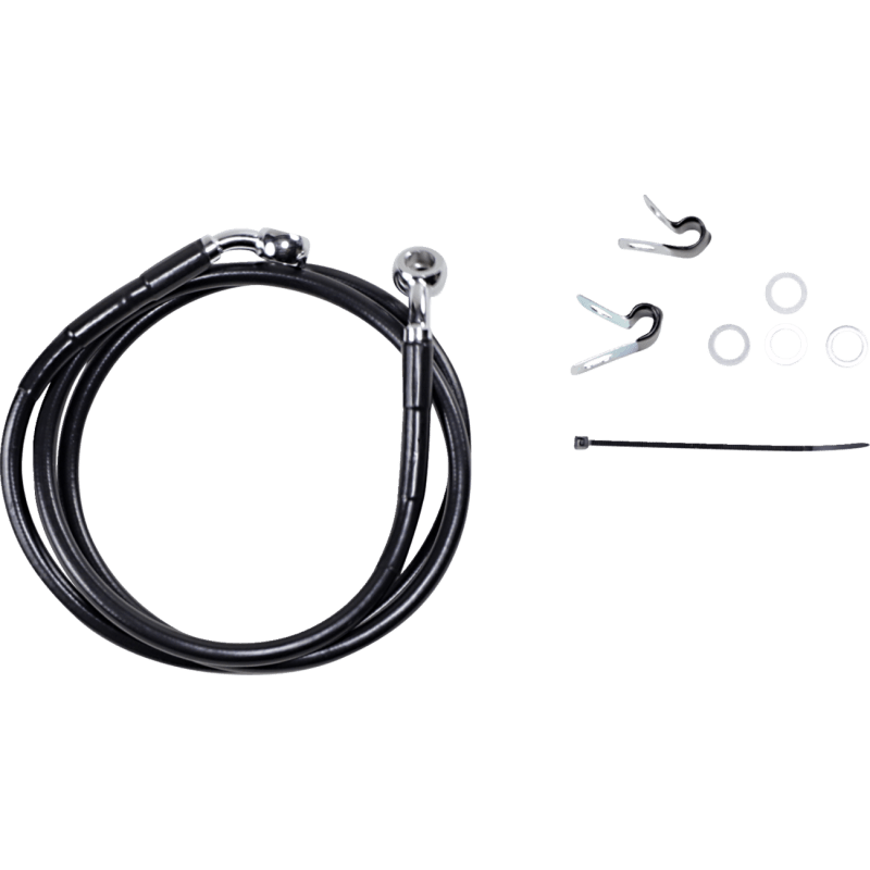 DRAG SPECIALTIES 04 - 10883C/1200C +6 FRT BRK LINE KIT - DRIVEN Canada's Powersports 660310 - 6BLK