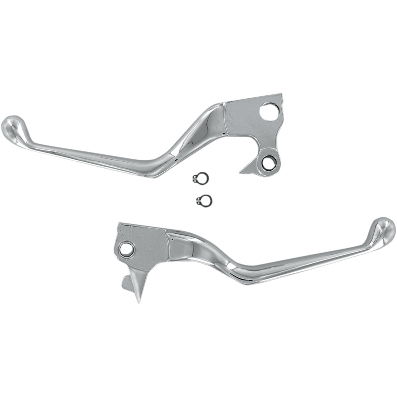 DRAG SPECIALTIES 04 - 13 CHROME LEVER SET - DRIVEN Canada's Powersports 0610 - 0127