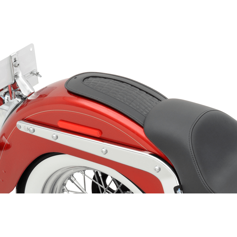 DRAG SPECIALTIES 07 - 17 FLSTF FENDER SKIN EMBOS LEATHER (1405 - 0145) - DRIVEN Canada's Powersports 1405 - 0145