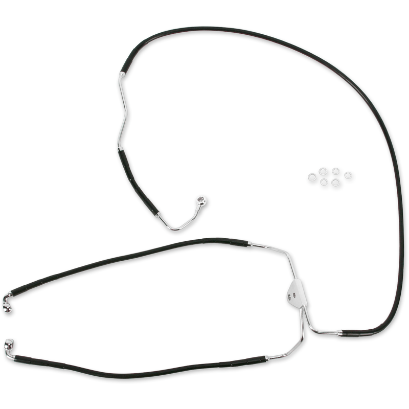 DRAG SPECIALTIES 09 - 13 FLHT FRT ABS/LOWER S/B BR/LINE KIT (1741 - 2939) - DRIVEN Canada's Powersports 1741 - 2939