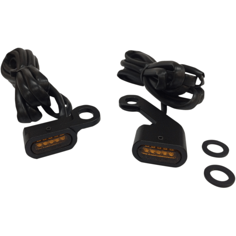 DRAG SPECIALTIES 09 - 17 FLHT LED MRKR LIGHTS AMBR PR - DRIVEN Canada's Powersports L22 - 0232MBAE