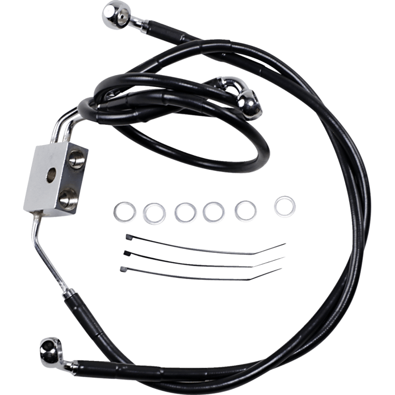 DRAG SPECIALTIES 12 - 17 FXDF FRT +8 BRK LINE W/ABS - DRIVEN Canada's Powersports 1741 - 3830