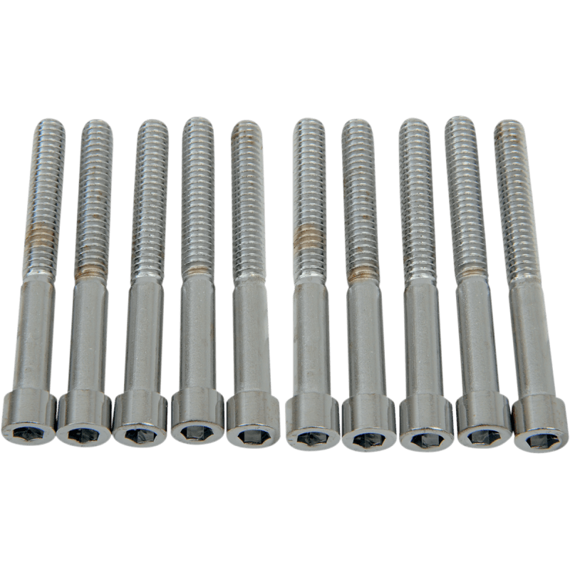 DRAG SPECIALTIES 1/4 - 20*2 - 1/4 ALLEN HD BOLT (10) CY - CHROME (MPB186S) - DRIVEN Canada's Powersports 632393168007MPB186S