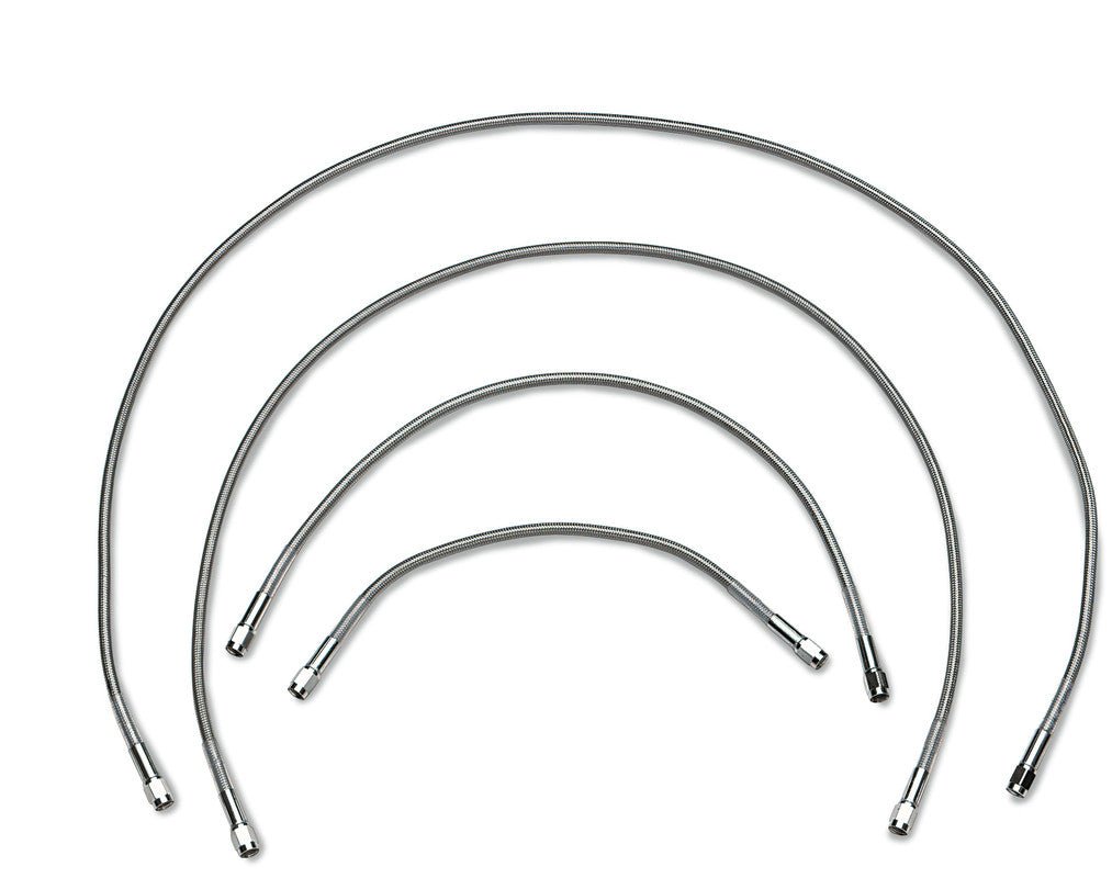 DRAG SPECIALTIES 22" BRAIDED UNIV BRAKE LINE - Driven Powersports Inc.822