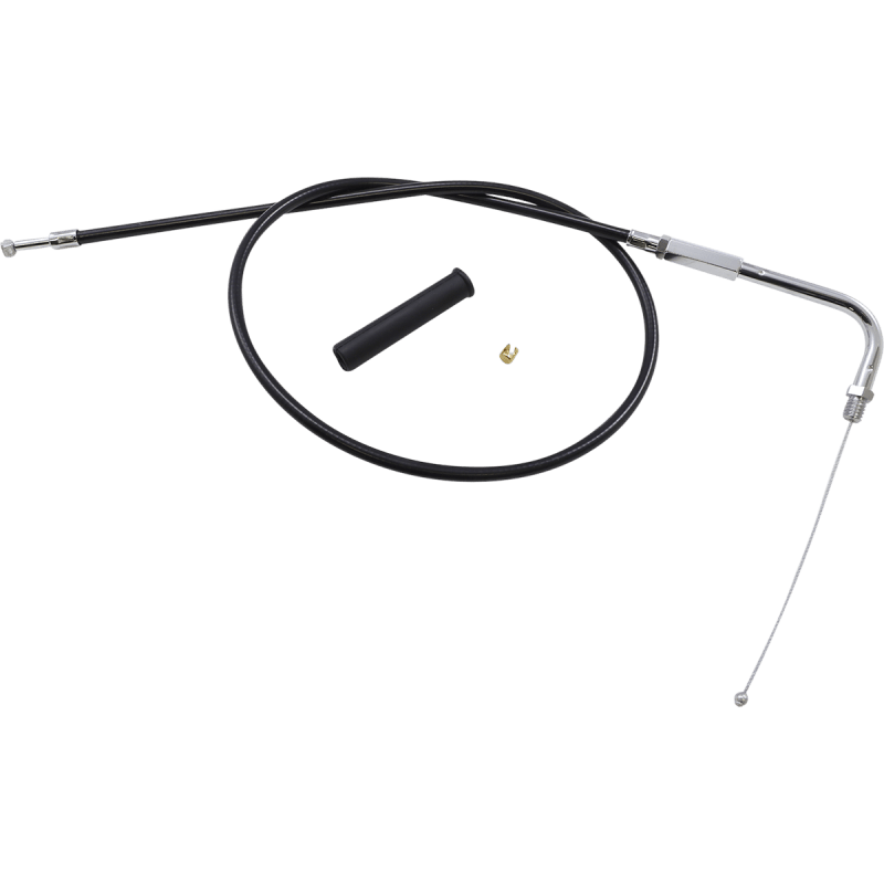DRAG SPECIALTIES BLACK ST THROTTLE CABLE (4330200B) - DRIVEN Canada's Powersports 0650 - 03454330200B
