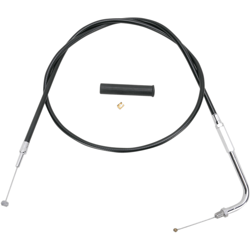 DRAG SPECIALTIES BLACK THROTTLE CABLE (4330330B) - DRIVEN Canada's Powersports 0650 - 10944330330B