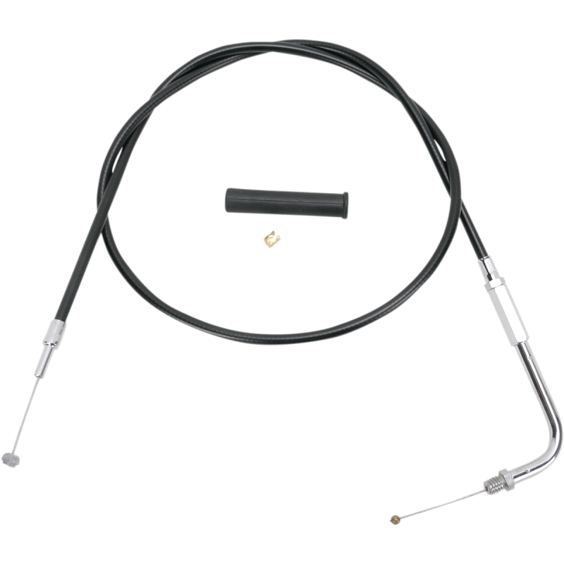 DRAG SPECIALTIES BLACK THROTTLE CABLE (4330548B) - DRIVEN Canada's Powersports 0650 - 10904330548B