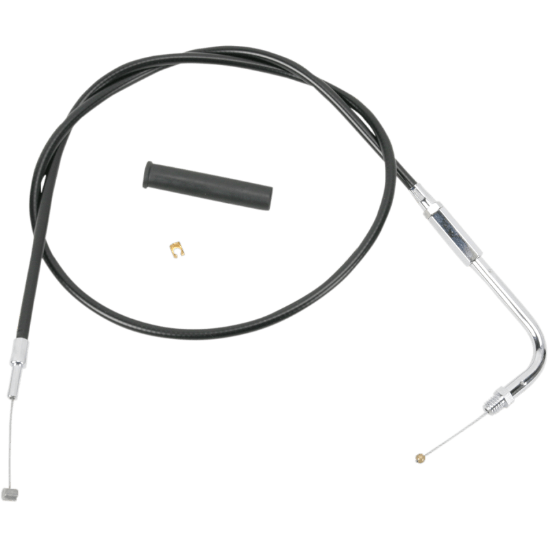 DRAG SPECIALTIES BLACK FXD THROTTLE CABLE (4330900B) - DRIVEN Canada's Powersports 0650 - 03524330900B