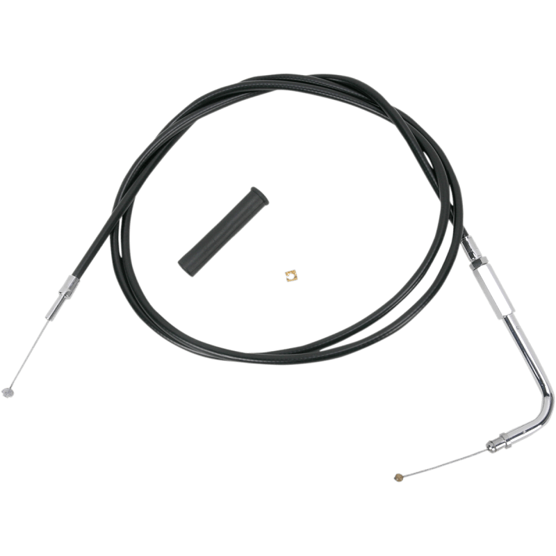 DRAG SPECIALTIES BLACK THROTTLE CABLE (4332158B) - DRIVEN Canada's Powersports 0650 - 10804332158B
