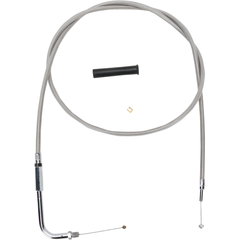 DRAG SPECIALTIES 81 - 89 S/STEEL THROTTLE CABLE (5330548B) - DRIVEN Canada's Powersports 0650 - 10915330548B