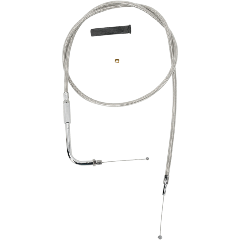 DRAG SPECIALTIES PRE 96 S/STEEL THROTTLE CABLE (5331102B) - DRIVEN Canada's Powersports 0650 - 03955331102B
