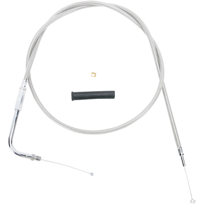 DRAG SPECIALTIES PRE96 S/STEEL THROTTLE CABLE (5331108B) - DRIVEN Canada's Powersports 0650 - 03225331108B