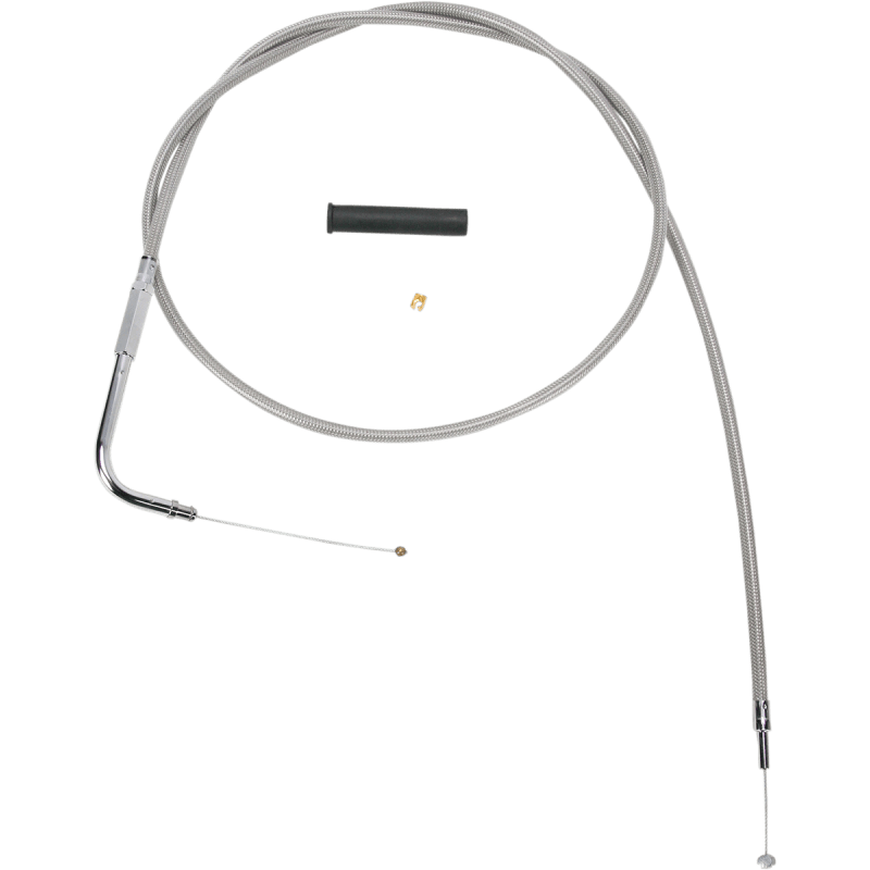 DRAG SPECIALTIES S/STEEL THROTTLE CABLE (5332150B) - DRIVEN Canada's Powersports 0650 - 10735332150B