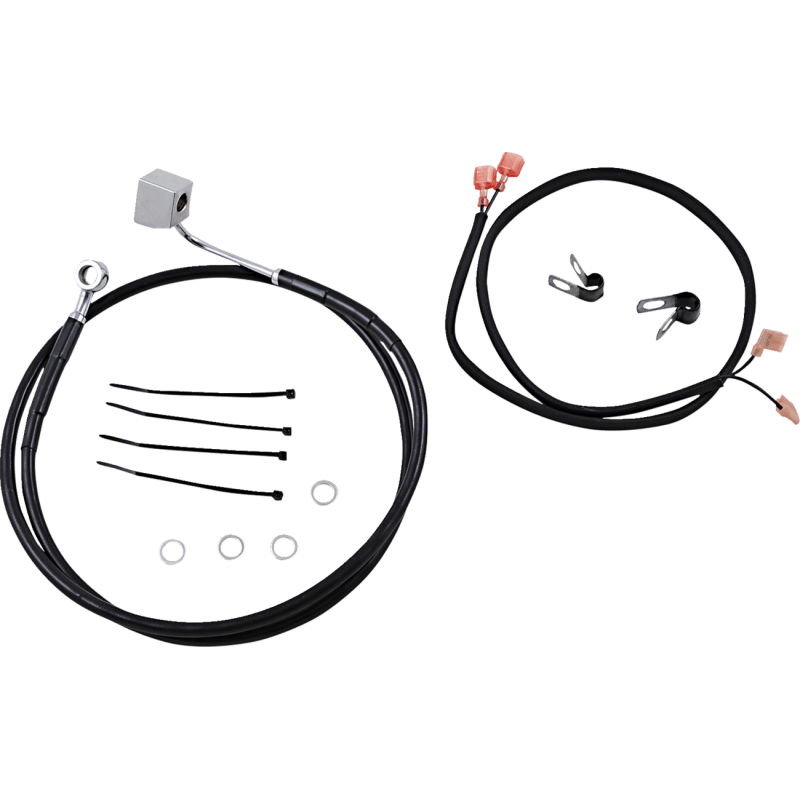 DRAG SPECIALTIES 87 - 99 FLSTC RR S/B BRAKE LINE KIT (1741 - 2949) - DRIVEN Canada's Powersports 1741 - 2949
