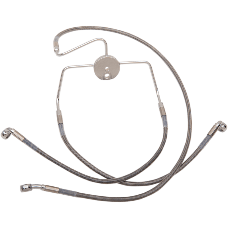 DRAG SPECIALTIES 94 - 07 FLHR FRT S/S BRAKE LINE KIT +8 (644410 - 8) - DRIVEN Canada's Powersports 644410 - 8