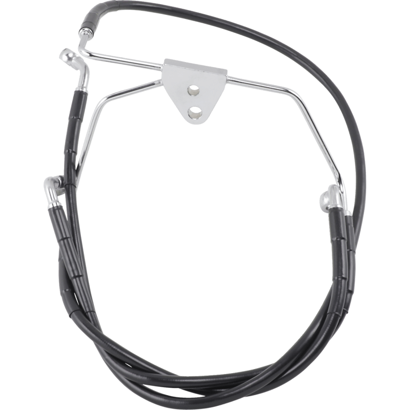 DRAG SPECIALTIES 96 - 07 FLHT/X +10BLK FRT BRK LINE KIT (660411 - 10BLK) - DRIVEN Canada's Powersports 660411 - 10BLK