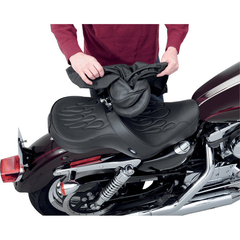 DRAG SPECIALTIES BACKREST CNVRT W/CVR EZ2 (0822 - 0460) - DRIVEN Canada's Powersports 0822 - 0460