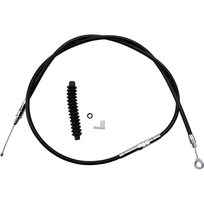 DRAG SPECIALTIES BLACK 62 - 11/16 FL HE CLUTCH CABLE (4322400HE) - DRIVEN Canada's Powersports 0652 - 14354322400HE